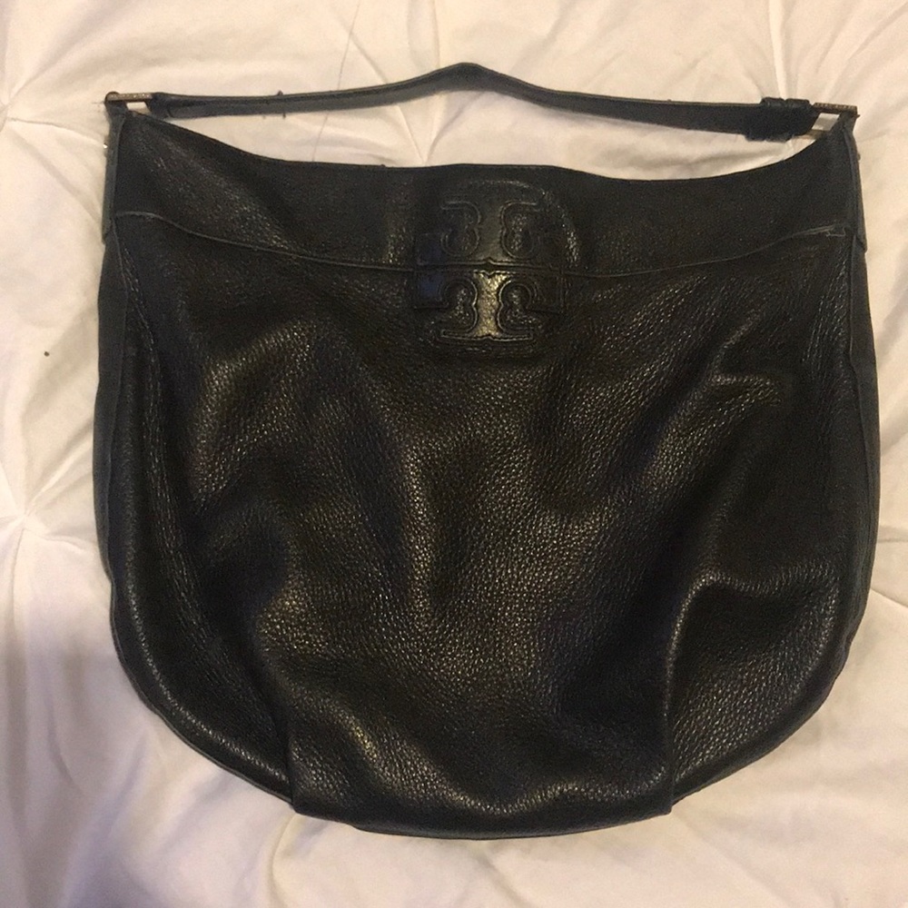 Leather tory burch